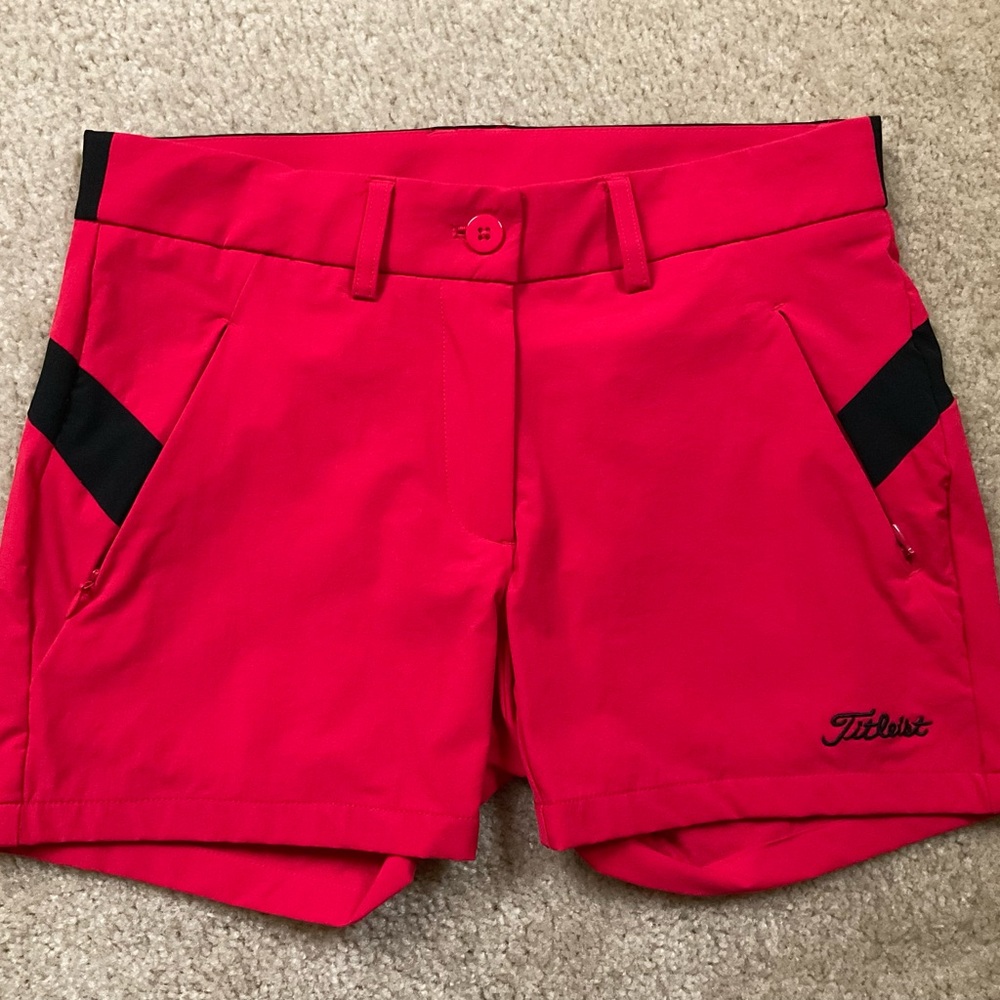Titleist Women's Vibrant Red Athletic Shorts